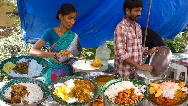 'Cheapest RoadSide Unlimited Meals | #Meals #IndianStreetFood'