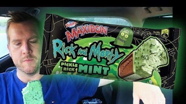 'Rick and Morty ICE CREAM - Pickle Rick Mint Maxibon'