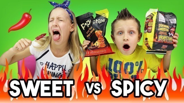 'SWEET vs SPICY CHALLENGE'