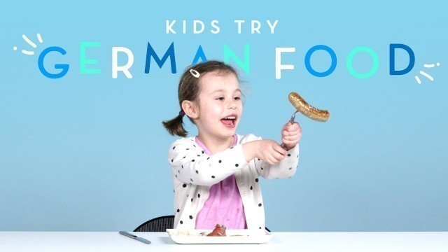 'Kids Try German Food | Kids Try | HiHo Kids'