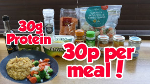 'CHEAPEST MEAL PREP POSSIBLE! 30G VEGAN PROTEIN BODYBUILDING MEAL PREP'