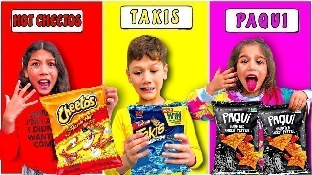 'LAST TO STOP EATING SPICY CHIPS WINS MYSTERY PRIZE **Kids Went Crazy** Part 3 | Familia Diamond'