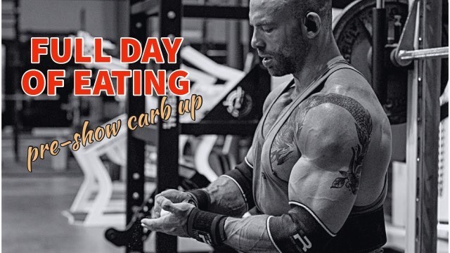 'FULL DAY OF EATING IN BODYBUILDING PREP: REFEED EDITION'