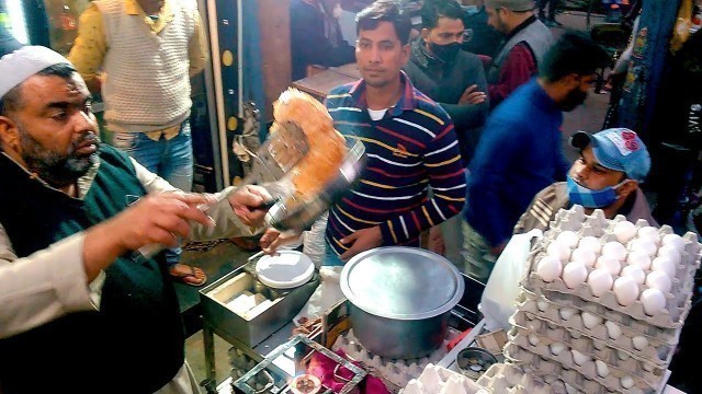 'India\'s Fastest Omelet Making | Cheese Bread Omelette | Indian Street Food'