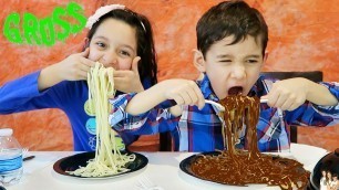 'REAL FOOD VS CHOCOLATE FOOD KIDS REACT WARHEADS CHALLENGE'
