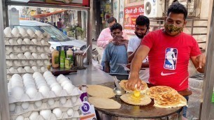 'Egg Roll with Chowmein | Delhi’s Popular Healthy Egg Roll | Indian Street Food'