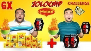 'Jolo Chip Maggi Noodles Challenge | Spicy Noodles Challenge | Spicy Chip Eating Challenge | Viwa'