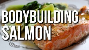 'BODYBUILDING COOKING:  EASY FISH & HIGH-PROTEIN MEAL EXAMPLE'