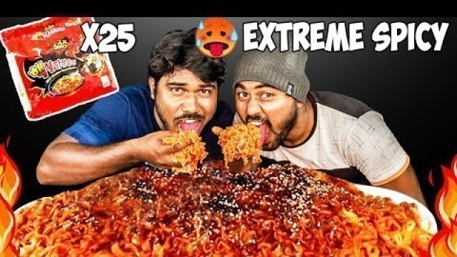 'Korean Extreme Spicy Fire Noodles Challenge'