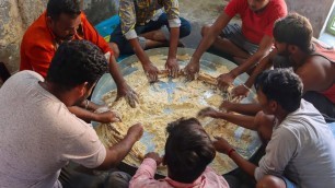 'Making of Multi​ Layered Soan Papdi | Indian Dessert |  Indian Street Food | Street Food in India'