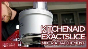 'KitchenAid Mixer ExactSlice Food Processor Attachment'