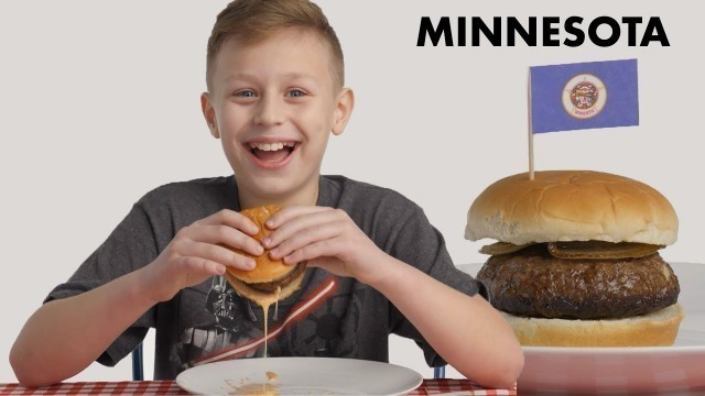 'Kids Try Burgers From 10 States'
