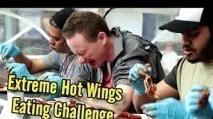 'Extreme Hot Wings Eating Challenge Reading Chilli Festival'