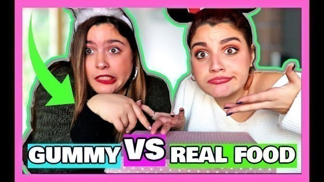 'GUMMY VS REAL FOOD | Penny Style'