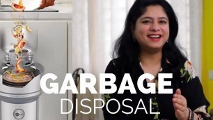'Kitchen Sink Garbage Disposal I solution to clogs & jam'