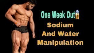 '7 Days Before Bodybuilding Competition|| Diet & Workout Plan For Sharpness'