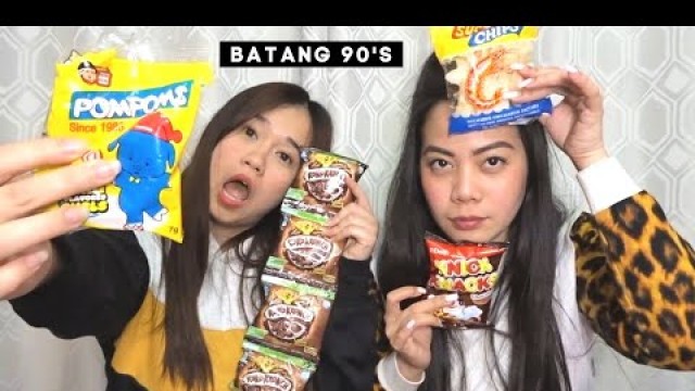 'TRYING CHILDHOOD FILIPINO SNACKS (BATANG 90\'s)'