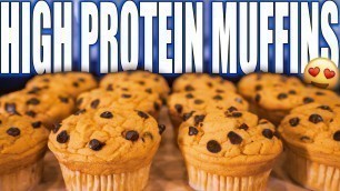 'BODYBUILDING CHOCOLATE CHIP MUFFINS FOR THE WHOLE WEEK | High Protein Anabolic Meal Prep Recipe'