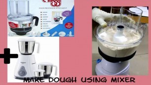 'Demo Make dough using any mixer  using  Maggi Rio All In One food processor attachment'