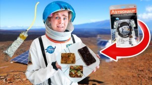 'Eating ONLY Space Food for 24 HOURS! (Food Challenge)'