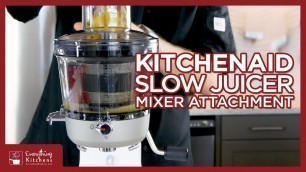 'KitchenAid Slow Juicer Attachment for Mixer'