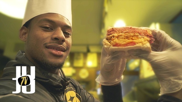 'JuJu Smith-Schuster Gets a Job: Sandwiches at Primanti Brothers!'