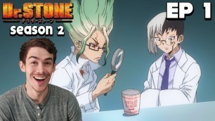 'Senku Makes Space Food | Stone War Beginning | Dr Stone Season 2 Episode 1 Reaction'