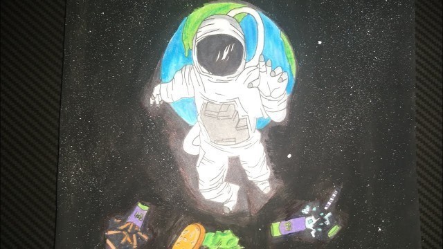 'Out Of this World Space Food! - Astronaut Drawing - Art Contest Submission - #Shorts'