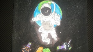 'Out Of this World Space Food! - Astronaut Drawing - Art Contest Submission - #Shorts'