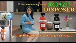 'How to Dispose Your Kitchen Waste Very Easily byProdrain Kitchen Food Waste Disposer | English'