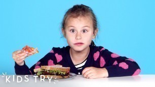 'Kids Try Foods of the Future | Kids Try | HiHo Kids'