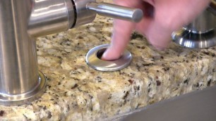 'How to install a Garbage Disposal Button - InSinkErator SinkTop Switch STS-SO'