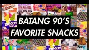 'Batang 90s Filipino Foods Vlog | Mga Paboritong Pagkain ng mga Batang 90s | DOLCE Maria CHANNEL 