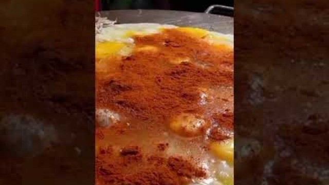 '#shorts Scrambled eggs | street food | Indian street food | egg recipes | egg cutlet'