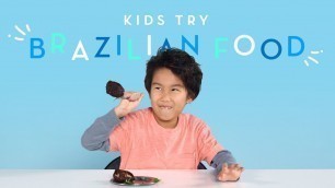 'Kids Try Brazilian Food | Kids Try | HiHo Kids'