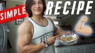 'ANABOLIC CHICKEN \"FRIED\" RICE | Quick and Easy Bodybuilding Meal!'