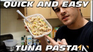 'MASSter Chef - Tuna Pasta | QUICK & EASY BODYBUILDING MEAL'