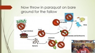 'The soil food web and how we broke it and where we go from here.'