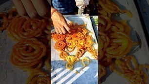 'jalebi making street food #Shorts Indian street food'