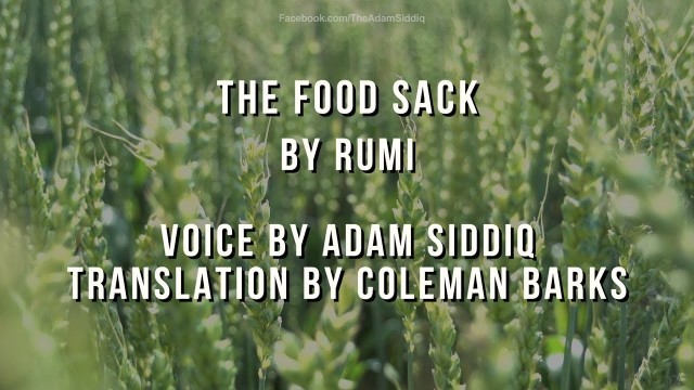 'Rumi Poem (English) - The Food Sack'