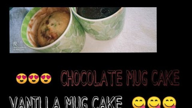 'VANILLA / CHOCOLATE MUG CAKE | GOOD MOOD FOOD'