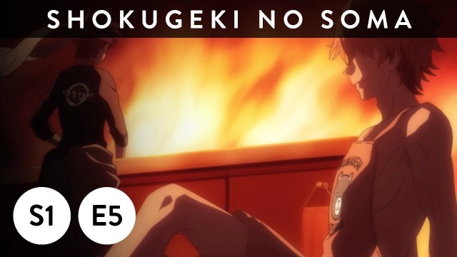 'Isshiki let\'s duel!! | Season 1, Episode 5 Food Wars - SenpaiME'