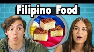 'Teens Try Filipino Food | People Vs. Food'