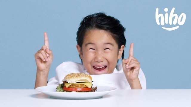 'Kids Try Vegan Food | Kids Try | HiHo Kids'