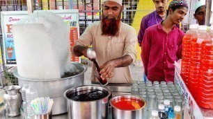 'Famous Falsa of Hyderabad | Unique setup of Ice Mountain | Indian Street Food'