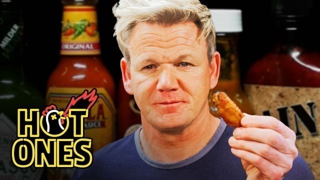 'Gordon Ramsay Savagely Critiques Spicy Wings | Hot Ones'