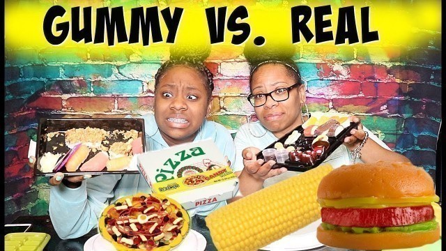 'Gummy vs Real Food Challenge ~ Part 1'