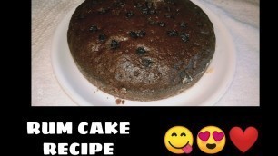 'RUM CAKE (CHRISTMAS CAKE) | GOOD MOOD FOOD'
