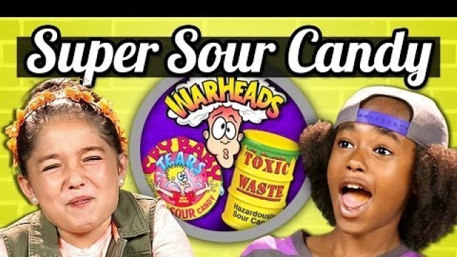 'KIDS vs. FOOD - SOUR CANDY CHALLENGE'