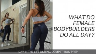'day in the female wellness bodybuilding life - food, family, LEG DAY, beauty'